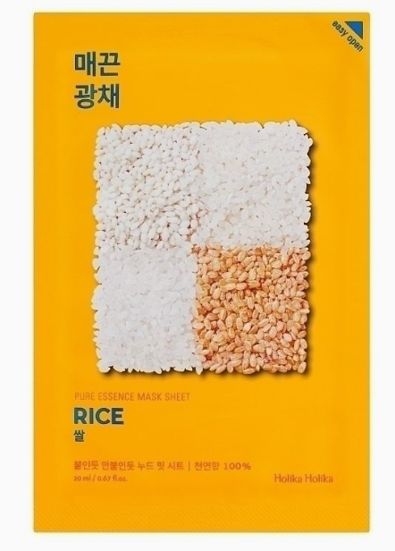 Holika Holika Pure Essence Mask Sheet Rice Pulizia Pori 20 ml